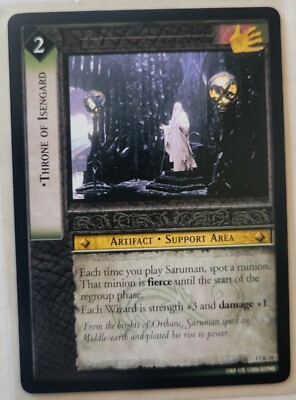 LOTR TCG ROS Rise of Saruman Set Throne of Isengard 17r39 