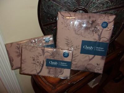 NIP Christy England Regency Blush Queen Duvet Cover & Shams Set 3pc