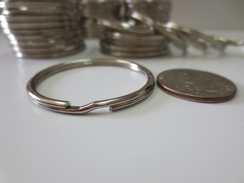 Wholesale Lot 500,200,100..10 Split Rings Keyrings 1.5"/1 1/2"(38mm) Diameter - Picture 2 of 8