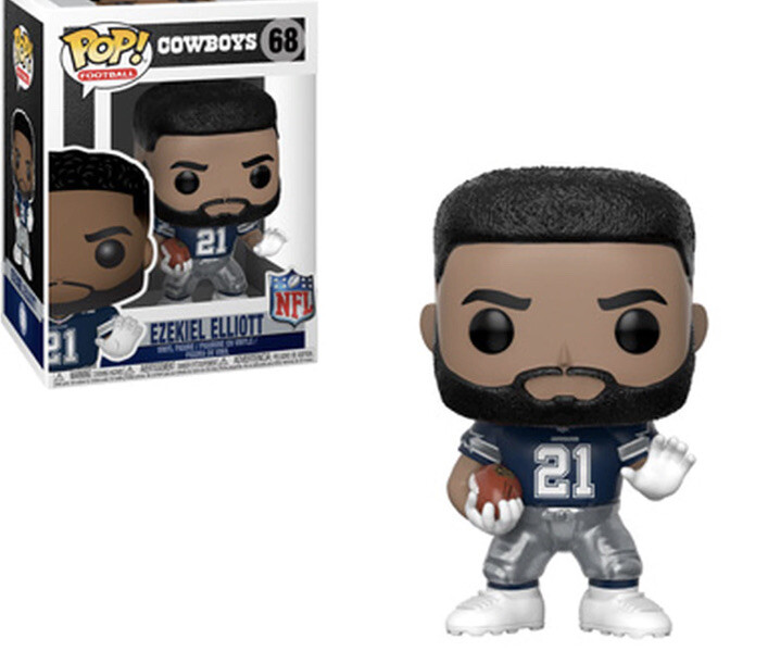 Funko Pop! Nfl: Ezekiel Elliot Cowboys (Blue Jersey) #68 889698317214