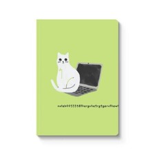 Notebook Lined A5 Journal Notepad Ken Cat ? Funny Gift