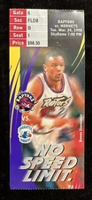 1997 BASKETBALL TICKET RAPTORS  HORNETS TRACY McGRADY ROOKIE RC 4th CAREER START