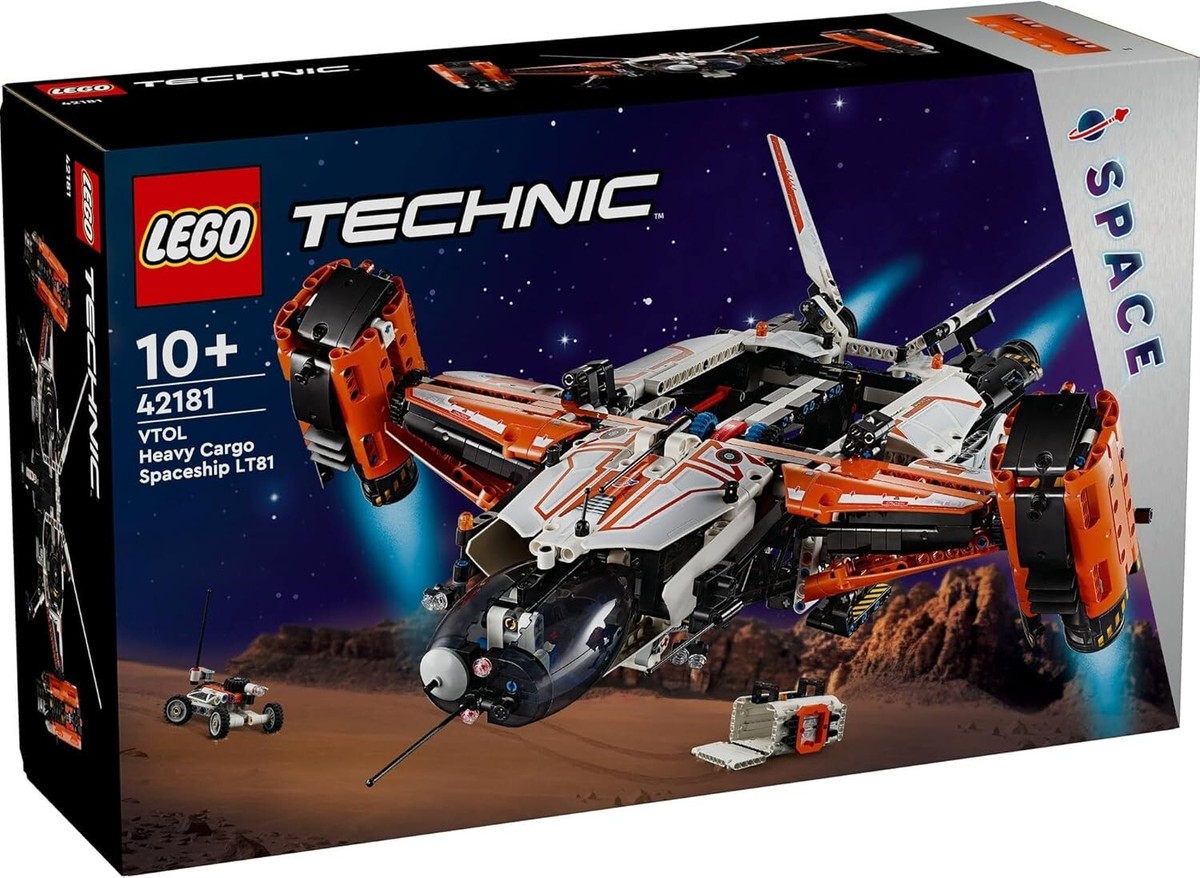 LEGO 42181 TECHNIC: Vtol Heavy Cargo Spaceship Lt81 Block toy New