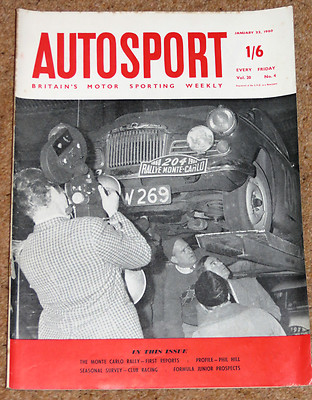 Autosport 22 Jan 1960* MONTE CARLO RALLY - CLUB RACING REVIEW - FORMULA JUNIOR