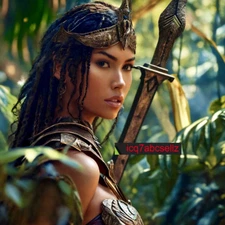 Digital Image  -Photo Wallpaper Background Desktop- AI Art-warrior