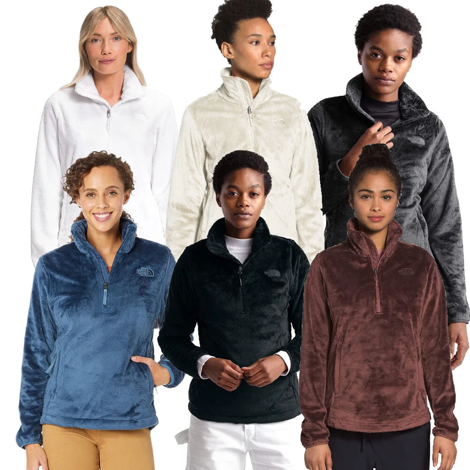 Chaqueta para mujer The North Face Osito manga larga 1/4 cremallera chaqueta polar suave
