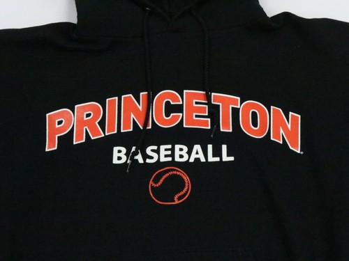 Champion Princeton Tigers Sweater Men's Size Small Hoodie Baseball Black - Picture 3 of 10