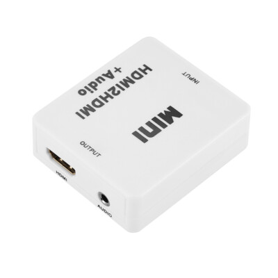 Neu 1080P HDMI Extractor Splitter HDMI Digital zu Analog 3,5mm Ausgang Audio DE