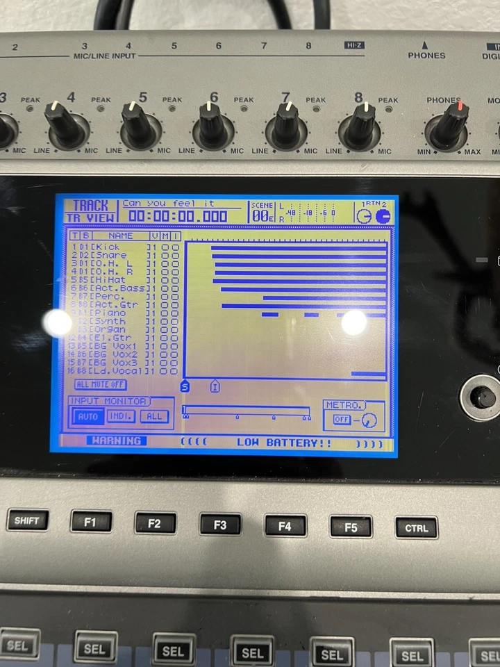 Yamaha AW2816 Professional Audio Workstation 16-Track Digital Recorder - Image 3 of 4