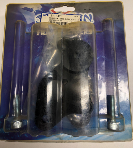 OEM NOS Suzuki Shogun Frame Sliders White GSXR 600 750 2006 P/N 750-5410 NEW - Picture 3 of 5