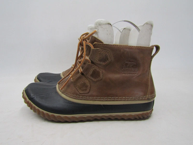 sorel leather laces ankle fashion bootie boots