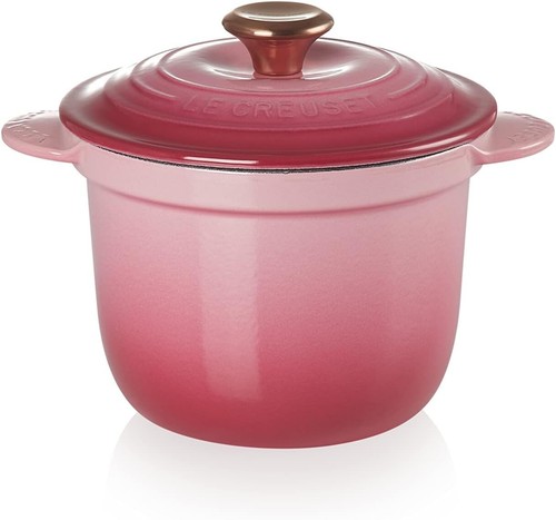 Le Creuset Cocotte every Berry 18cm limited color Copper knob w/outer box UNUSED - Picture 19 of 24