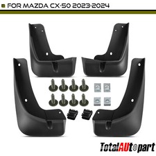 Set Of 4 Mud Flaps Fender Splash Guards For Mazda Cx-50 2023-2024 Front Rear