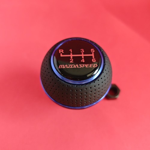 01 PER MAZDA 2 3 6 Per CX-5 Auto In Pelle Pomello Del Cambio Leva Di Trasmissione Manuale Accessori Automotive - Foto 8