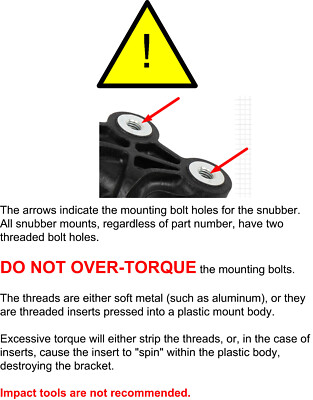 Used genuine gm 22708437 snubber (engine mount) | eBay 