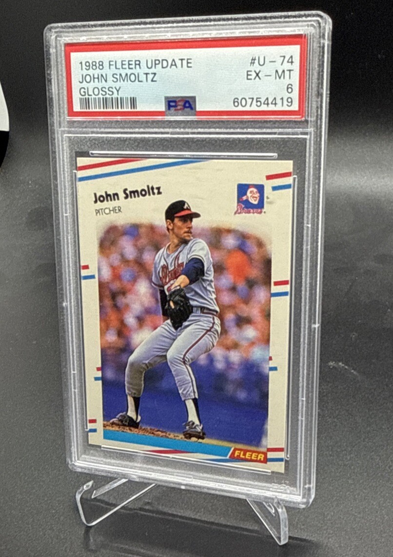 1988 Fleer Update - Glossy #U-74 John Smoltz (RC)