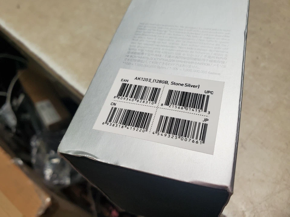 Reproductor de audio portátil de alta resolución Astell&Kern AK120 II ak120ii ¡Grado A! Foto 4 de 4
