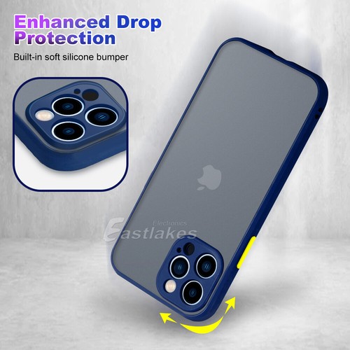 Shockproof Armor Matte Case Cover Fr Apple iPhone 16 15 14 13 12 11 Pro Max Plus - Picture 4 of 17