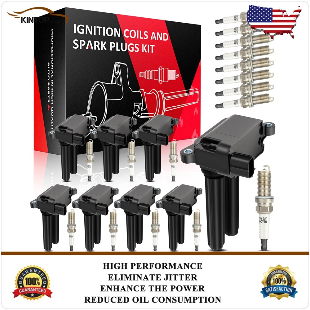 Ignition Coils & Spark Plugs For Jeep Grand Cherokee 2006-2019 5.7