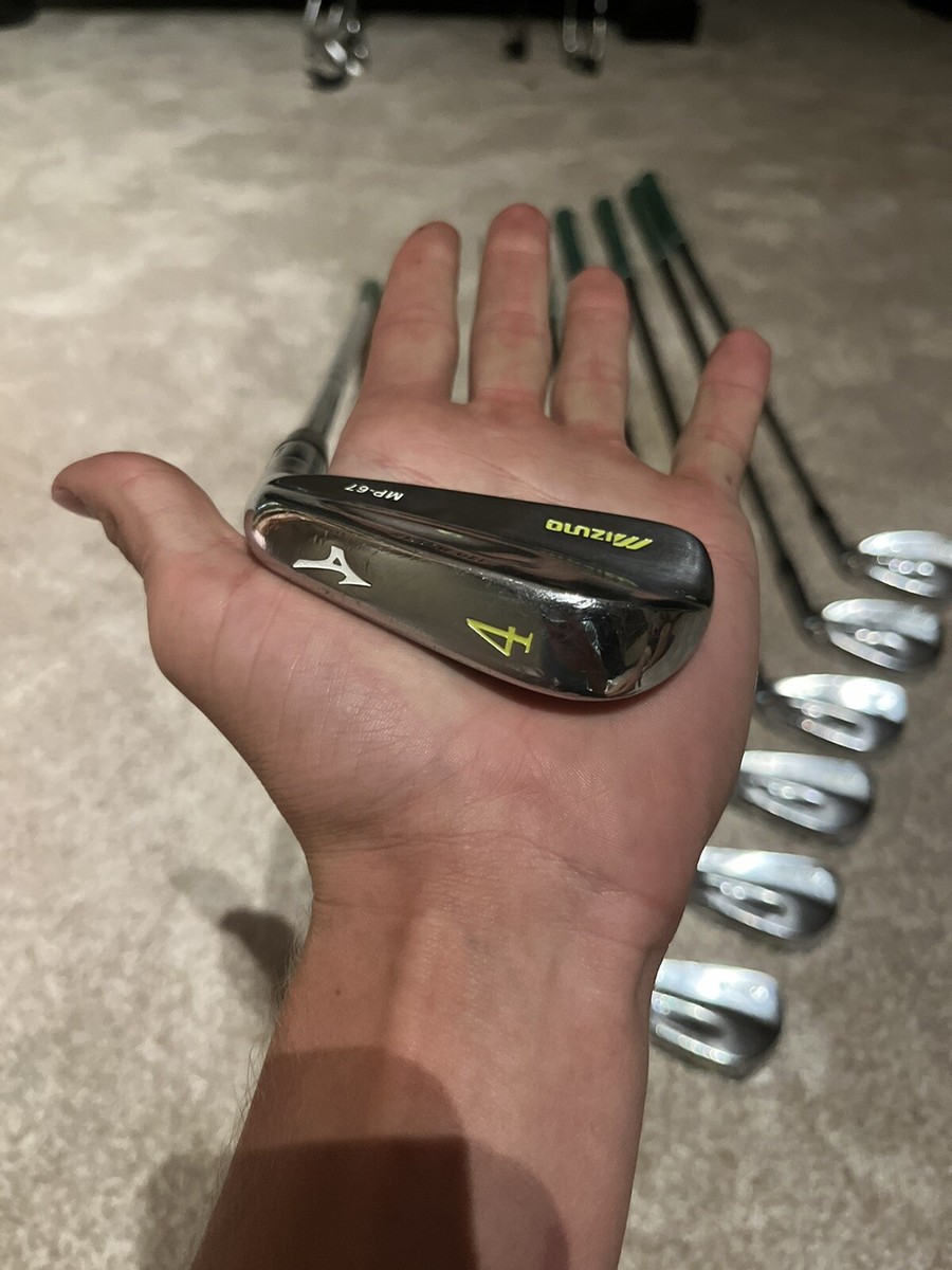 レア１点物刻印替え特注品オーダー光沢有りMIZUNOミズノMP-67 4番～PW MIZUNO MP-67 CUT MUSCLE IRON SET 4-PW Stiff Flex | eBay