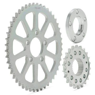 23T 48T Chain Sprocket Conversion kit for Harley Sportster XL 883 1200 1991-2024