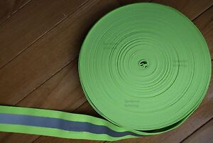 Scotchlite Reflective Fluorescent Tape Fire Retardant Trim Lime Yellow 2/" Wide