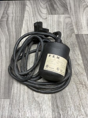 F.E.M.  Float Switch Level Sensor FGSA1710MY 1/2HP, 120V,  10A, #4013F139SI
