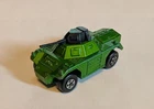 Matchbox 1973 Lesney Rolamatics Weasel NO. 73 Light Green, functioning turret