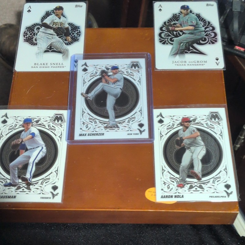 Topps Allen & Ginter All Aces 2022 MLB Baseball Card Lot (5) deGrom Snell
