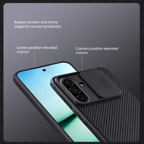 Funda trasera con lente de cámara deslizable Nillkin para Samsung A56 A26 A36 A55 A73 A54 A53 A52 - Imagen 11 de 21