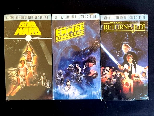 STAR WARS: SPECIAL COLLECTOR'S EDITION BOX SET (4 VHS Tapes) W/ Original Inserts - Bild 4 von 4