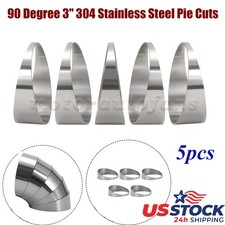 5 Piece 90 Degree 3inch 304 Stainless Steel P...
