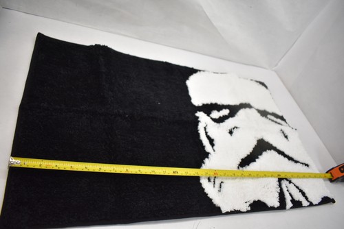 Star Wars Stormtrooper Bath Rug Mat Black White Floor Tub Shower Polyester 20x32 - Picture 4 of 12