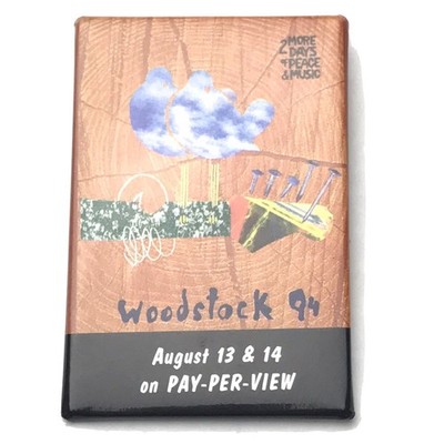 Woodstock Music Festival 1994 Pay-Per-View Promo 90s Pin Button Pinback Vintage