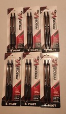 Pens Precise V5 RT Refill Retract black Ink Roll Ball Extra Fine pilot 6x2 12