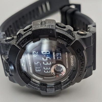 Casio G-Shock G-SQUAD GBD-800 Digital Bluetooth Step Tracker 48.6mm Very Good
