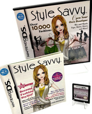 Style Savvy (Nintendo DS, 2009) Authentic, Tested, & Complete with Manual_