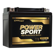 12V YTX12-BS Maintenance-Free Replacement Battery for Motorcycles, ATVs, Scoo...
