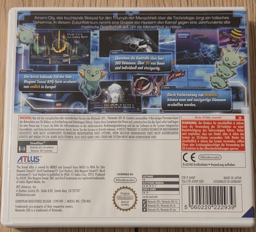 Shin Megami Tensei Devil: Summoner - Soul Hackers - Nintendo 3DS / OVP - Bild 2 von 4