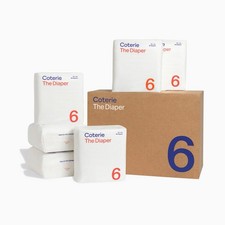 Coterie Diapers Size 6 35 lbs 6-Pack 108 Count Baby Diapers