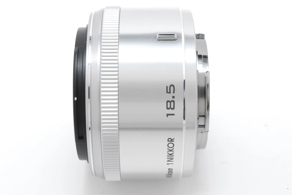 [Almost unused W/BOX] Nikon 1 NIKKOR 18.5mm f/1.8 Silver from JAPAN - Image 4 of 4