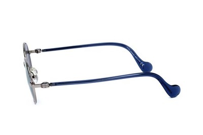 サングラス Moncler Sunglasses ML0057 14X Mirror l Blue Moncler ML0057 14X LIGHT RUTHENIUM 49/21/145 Unisex