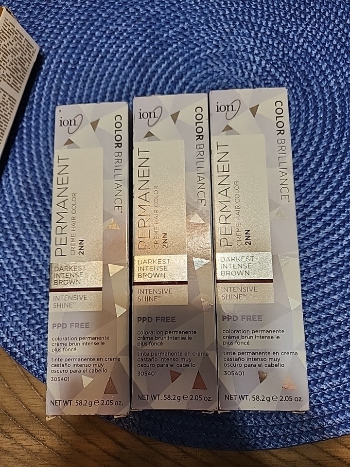 Brilliance Permanent Cream Color 2 Nn Darkest In Brown Lot O