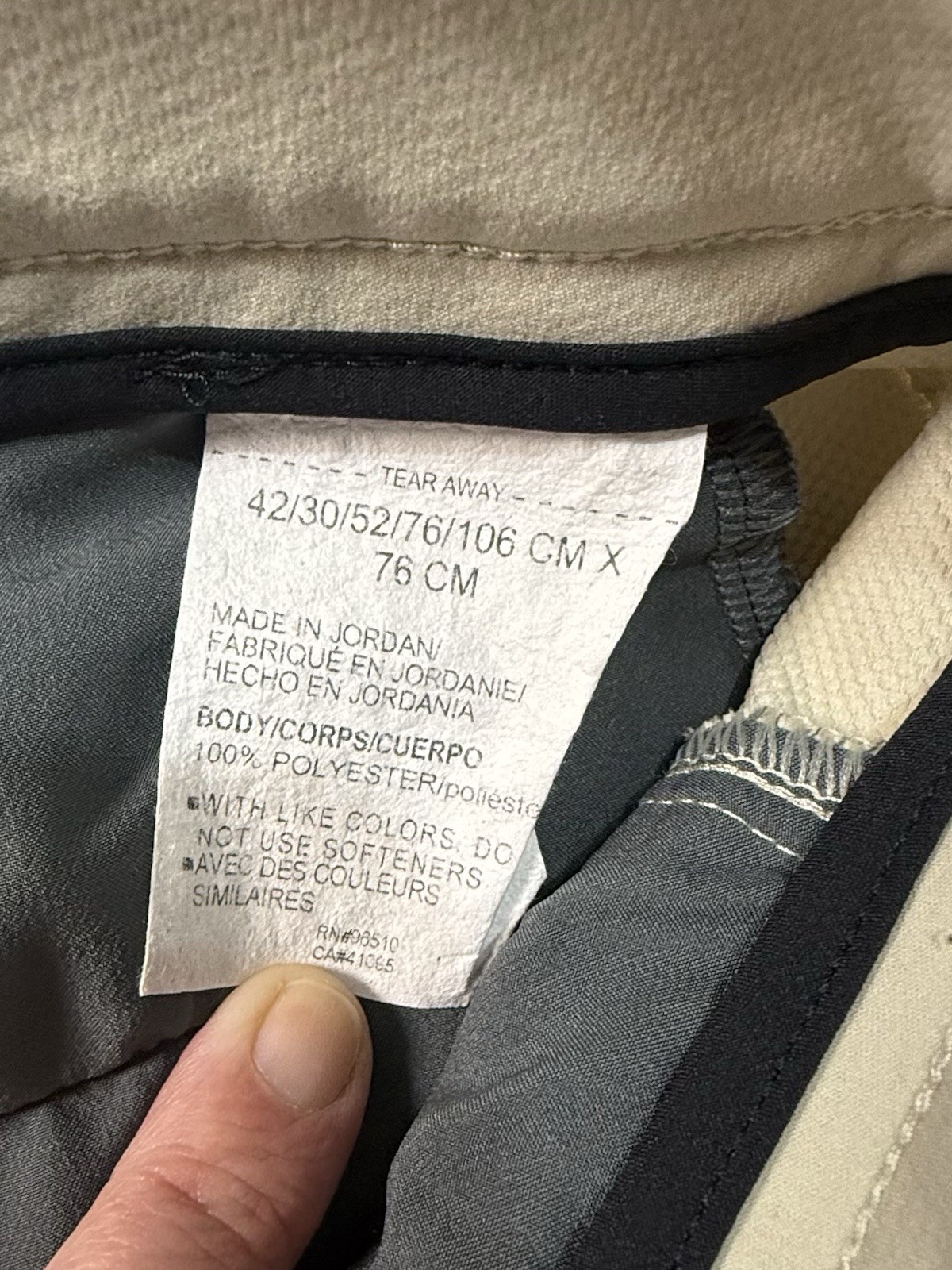 Under Armour Men's Khaki Tan Golf Pants Size 42x30 Stretch Style thumbnail 4