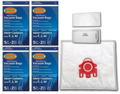 Replacement Vacuum Cleaner Bags made to fit Miele Canisters Style F J M 20 Ba...