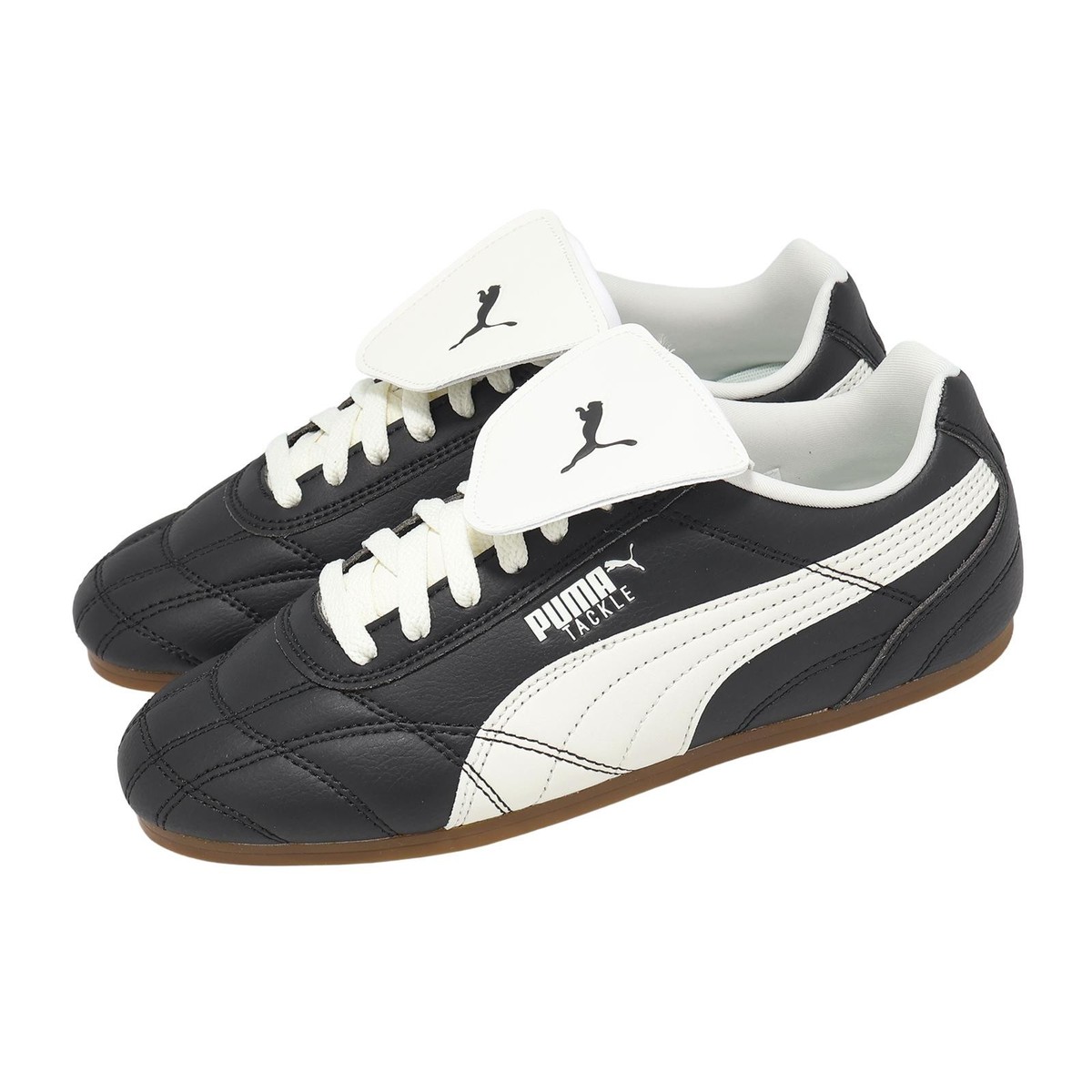 Puma Tackle PRM Black Ivory Men Unisex Casual Lifestyle Shoes