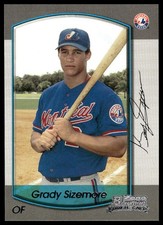 2000 Bowman Draft Picks & Prospects #109 Grady Sizemore RC Montreal Expos NM+