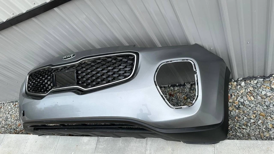 ❗️NO SHIPPING ❗️SILVER KIA SPORTAGE 2017 2018 2019 ORIGINAL FRONT BUMPER - Image 3 of 3