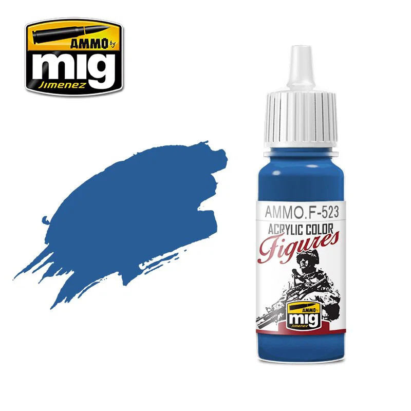 Ammo MIG F-523 - Acrylic Paint Figures (17ml) - Uniform Blue