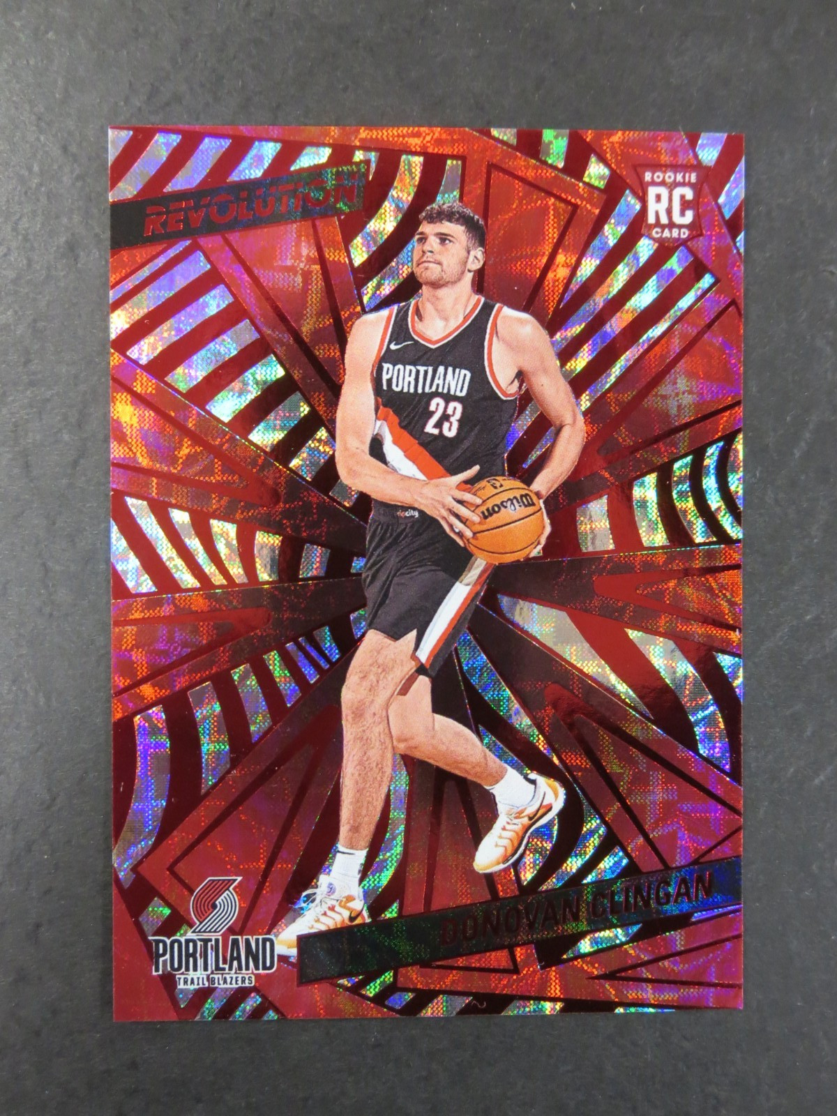 2024-25 Panini Revolution #108 Donovan Clingan Red Scope /135